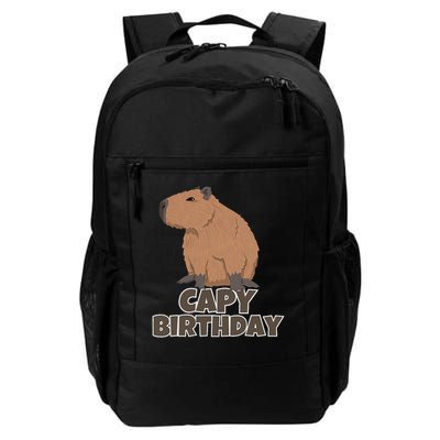 Capybara Birthday Party Outfit For Animals Lover Daily Commute Backpack