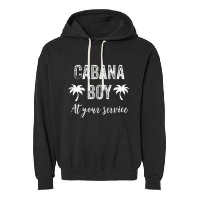 Cabana Boy Pool Party Bartender Garment-Dyed Fleece Hoodie