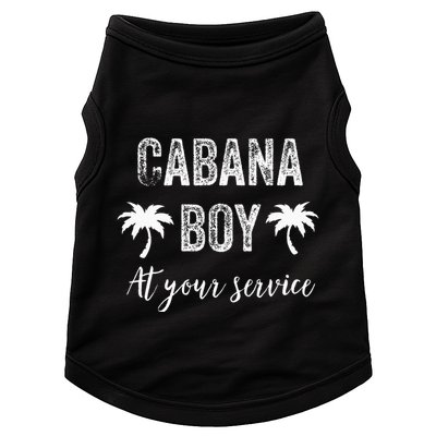 Cabana Boy Pool Party Bartender Doggie Tank