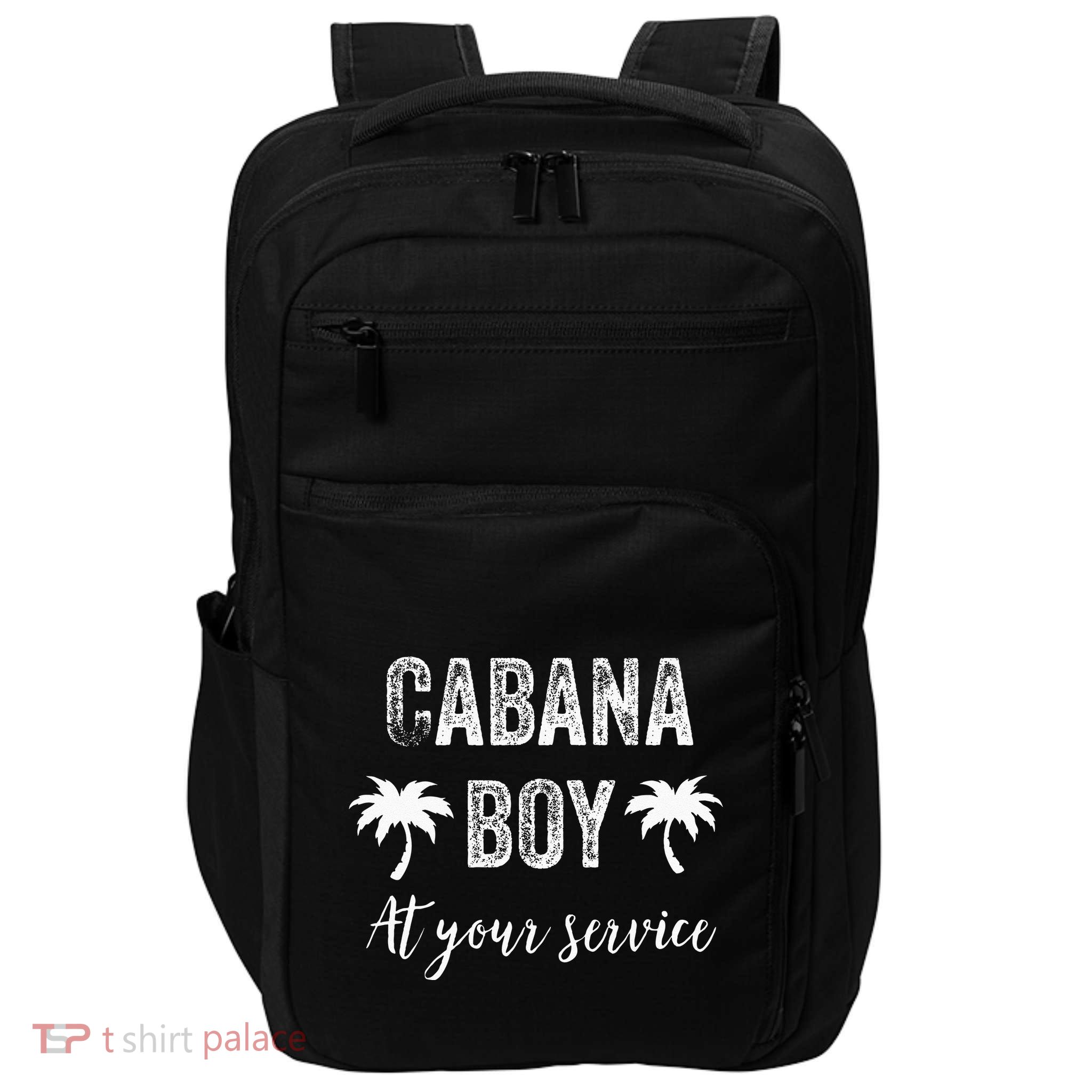 Cabana Boy Pool Party Bartender Impact Tech Backpack