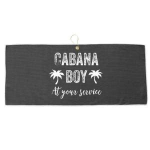 Cabana Boy Pool Party Bartender Large Microfiber Waffle Golf Towel