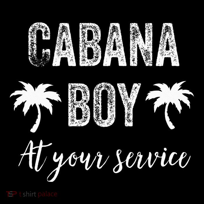 Cabana Boy Pool Party Bartender Poster