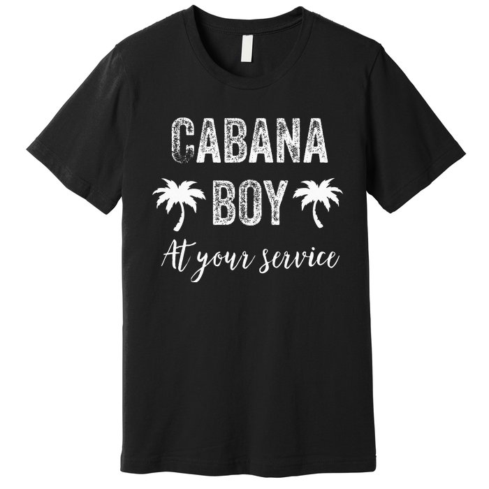 Cabana Boy Pool Party Bartender Premium T-Shirt