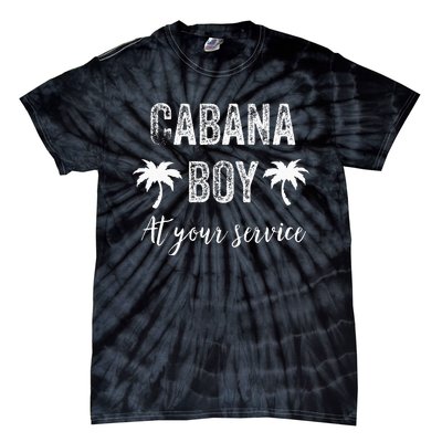 Cabana Boy Pool Party Bartender Tie-Dye T-Shirt