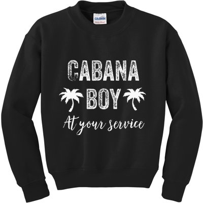 Cabana Boy Pool Party Bartender Kids Sweatshirt