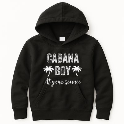 Cabana Boy Pool Party Bartender Kids Hoodie
