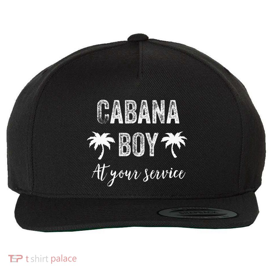 Cabana Boy Pool Party Bartender Wool Snapback Cap