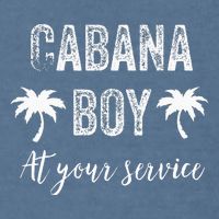 Cabana Boy Pool Party Bartender Garment-Dyed Sweatshirt