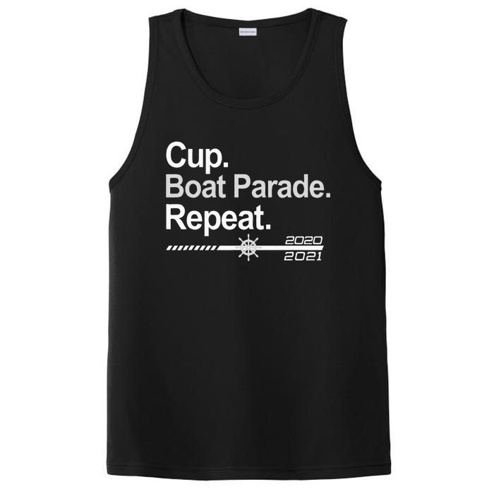 Cup Boat Parade Repeat Funny Hockey Fans Boating PosiCharge Competitor Tank