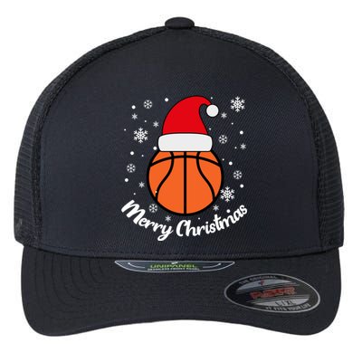 Christmas Basketball Pajamas Basketball Christmas Cute Gift Flexfit Unipanel Trucker Cap