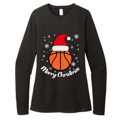 Christmas Basketball Pajamas Basketball Christmas Cute Gift Womens CVC Long Sleeve Shirt