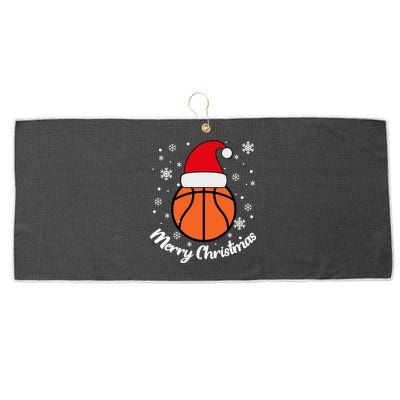 Christmas Basketball Pajamas Basketball Christmas Cute Gift Large Microfiber Waffle Golf Towel