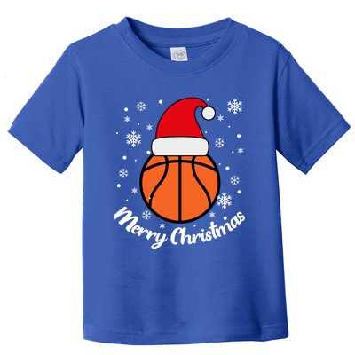 Christmas Basketball Pajamas Basketball Christmas Cute Gift Toddler T-Shirt