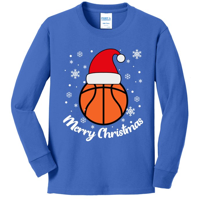 Christmas Basketball Pajamas Basketball Christmas Cute Gift Kids Long Sleeve Shirt