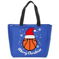 Christmas Basketball Pajamas Basketball Christmas Cute Gift Zip Tote Bag