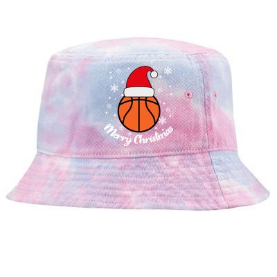 Christmas Basketball Pajamas Basketball Christmas Cute Gift Tie-Dyed Bucket Hat