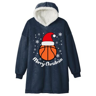 Christmas Basketball Pajamas Basketball Christmas Cute Gift Hooded Wearable Blanket