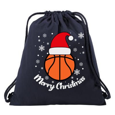 Christmas Basketball Pajamas Basketball Christmas Cute Gift Drawstring Bag