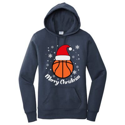 Christmas Basketball Pajamas Basketball Christmas Cute Gift Women's Pullover Hoodie