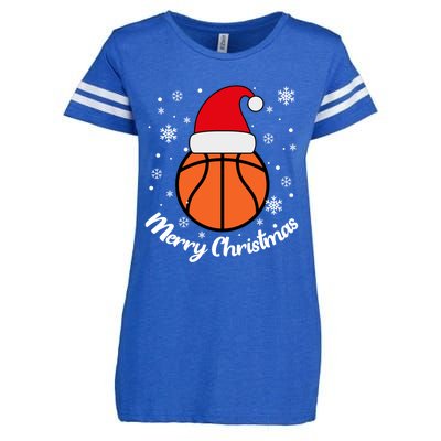 Christmas Basketball Pajamas Basketball Christmas Cute Gift Enza Ladies Jersey Football T-Shirt