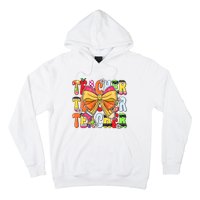 Coquette Bow Pencil Teacher Life Hoodie