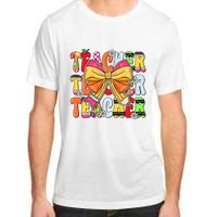 Coquette Bow Pencil Teacher Life Adult ChromaSoft Performance T-Shirt