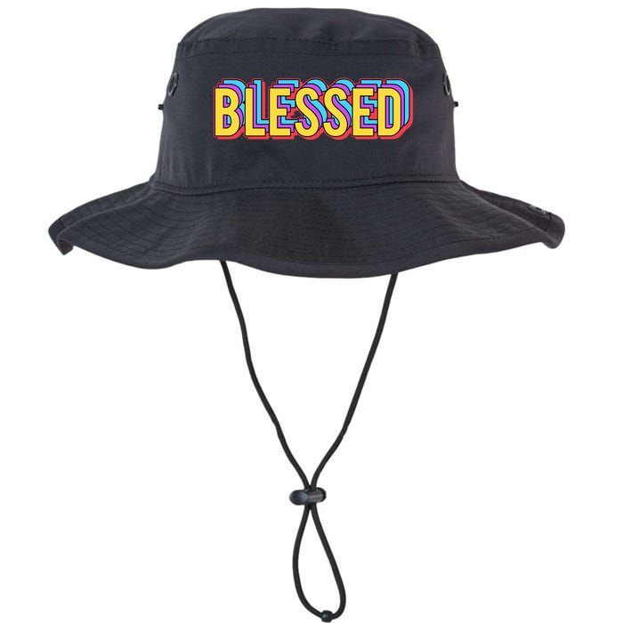 Colorful Blessed Quote Gift Legacy Cool Fit Booney Bucket Hat