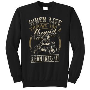 Cool Biker Quote Funny Motorcycle Saying Love Riding Long Sleeve Tall Sweatshirt