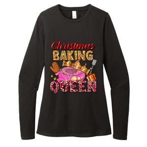 Christmas Baking Queen Donut Lover Xmas Bakers Funny Gift Womens CVC Long Sleeve Shirt