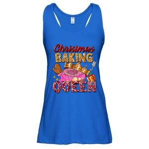 Christmas Baking Queen Donut Lover Xmas Bakers Funny Gift Ladies Essential Flowy Tank