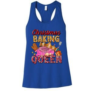 Christmas Baking Queen Donut Lover Xmas Bakers Funny Gift Women's Racerback Tank