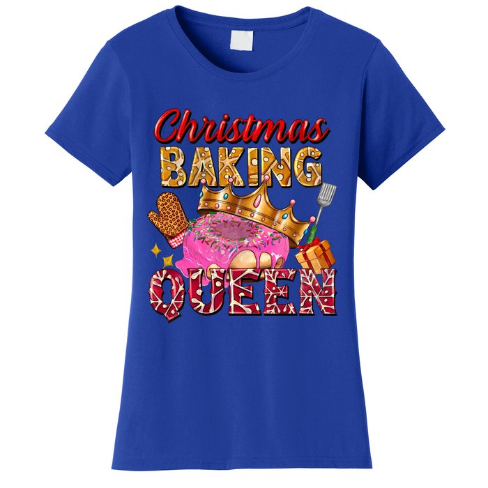 Christmas Baking Queen Donut Lover Xmas Bakers Funny Gift Women's T-Shirt