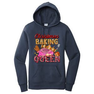 Christmas Baking Queen Donut Lover Xmas Bakers Funny Gift Women's Pullover Hoodie