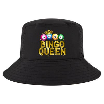 Cool Bingo Queen For Women Girls Lotto Casino Lucky Gambling Cool Comfort Performance Bucket Hat