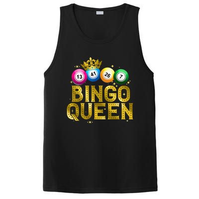 Cool Bingo Queen For Women Girls Lotto Casino Lucky Gambling PosiCharge Competitor Tank