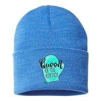 Cute Baking Queen Of The Kitchen Meaningful Gift Sustainable Knit Beanie