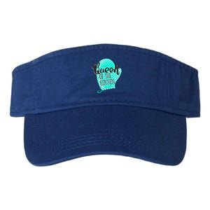 Cute Baking Queen Of The Kitchen Meaningful Gift Valucap Bio-Washed Visor