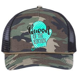 Cute Baking Queen Of The Kitchen Meaningful Gift Retro Rope Trucker Hat Cap