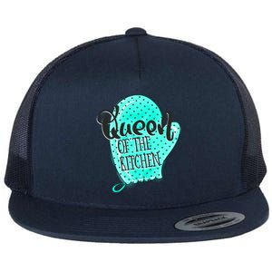 Cute Baking Queen Of The Kitchen Meaningful Gift Flat Bill Trucker Hat