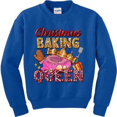 Christmas Baking Queen Donut Lover Xmas Bakers Funny Gift Kids Sweatshirt