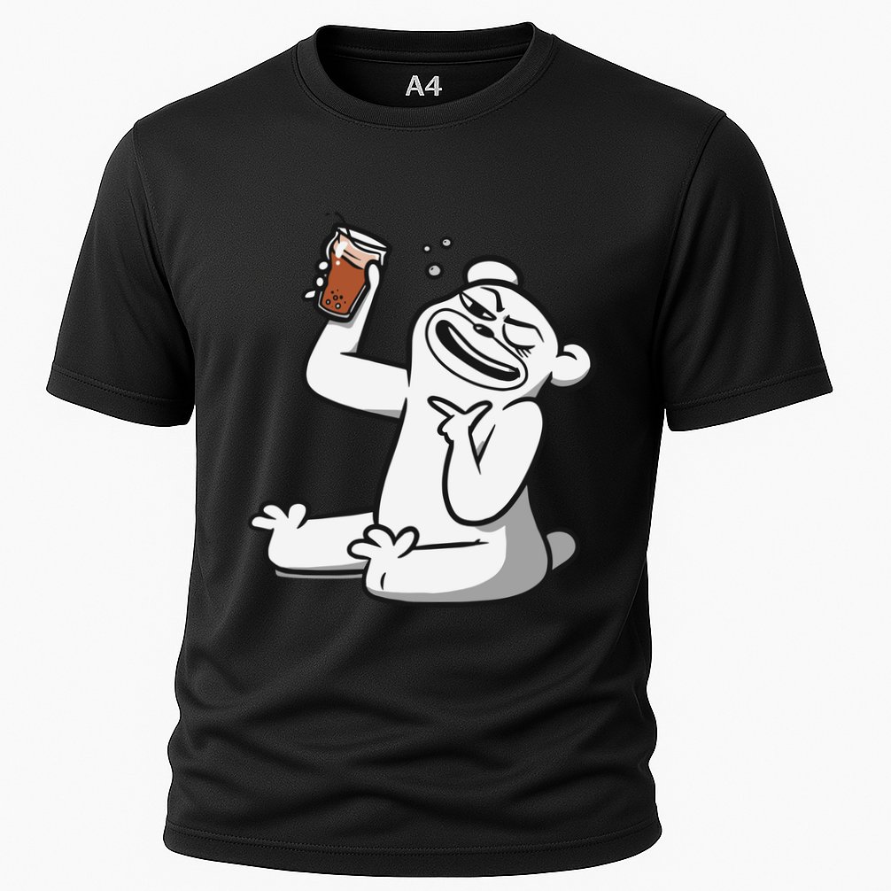 Cotton Bureau Root Bear Cooling Performance Crew T-Shirt
