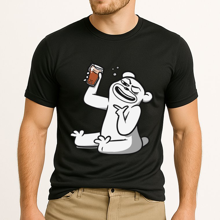 Cotton Bureau Root Bear Cooling Performance Crew T-Shirt