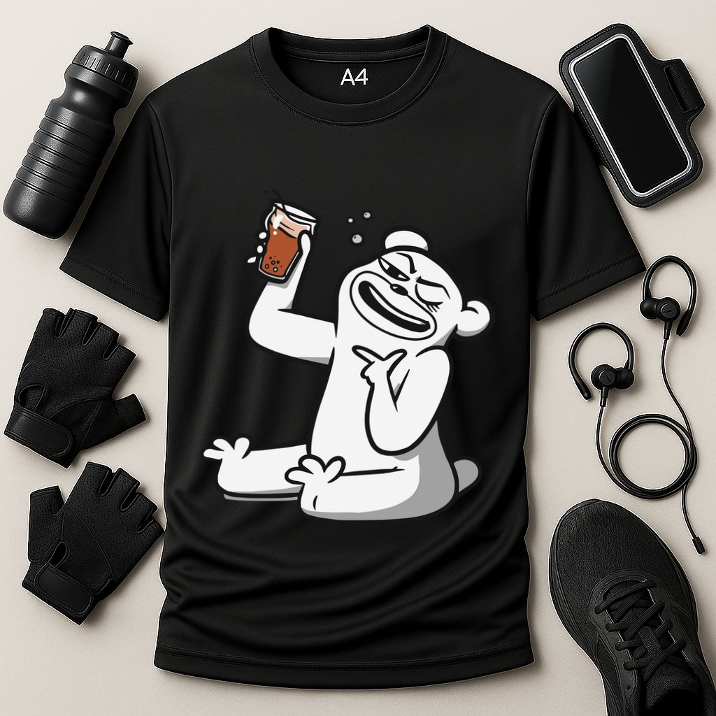 Cotton Bureau Root Bear Cooling Performance Crew T-Shirt