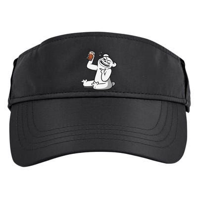 Cotton Bureau Root Bear Adult Drive Performance Visor