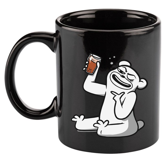 Cotton Bureau Root Bear 11oz C Handle Ceramic Mug