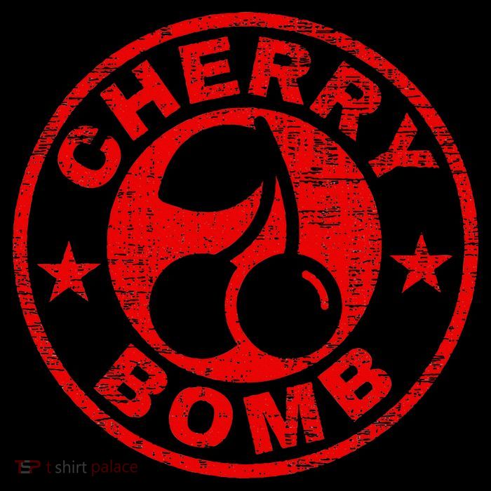 Cherry Bomb Retro Cherries Design Distressed Impact Tech Backpack