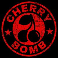 Cherry Bomb Retro Cherries Design Distressed Bucket Hat