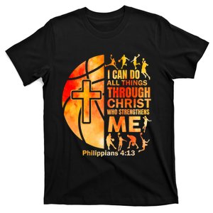 Christian Basketball Religious Bible Verses T-Shirt