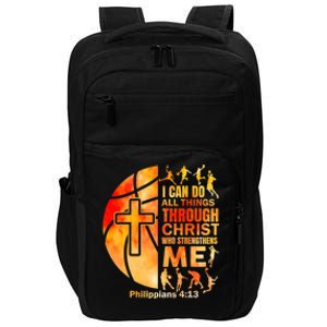 Christian Basketball Religious Bible Verses Impact Tech Backpack