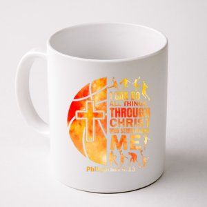 Christian Basketball Religious Bible Verses Coffee Mug